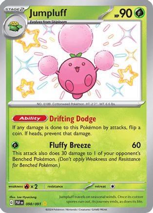 Jumpluff 098/091 - SV Paldean Fates Holofoil