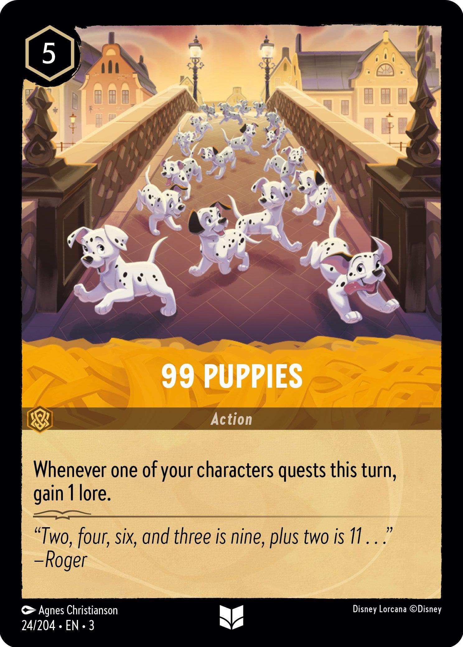 99 Puppies (24/204) [Into the Inklands] - Josh's Cards