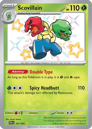 Scovillain 107/091 - SV Paldean Fates Holofoil