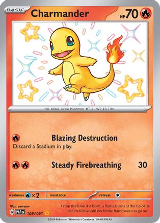 Charmander [109] (SV: Paldean Fates) Holofoil