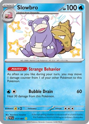 Slowbro [117] (SV: Paldean Fates) Holofoil