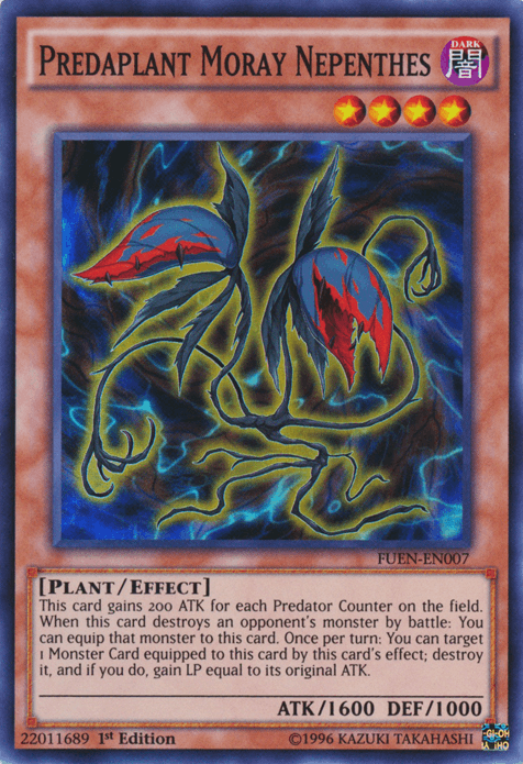Predaplant Moray Nepenthes [FUEN-EN007] Super Rare - Josh's Cards