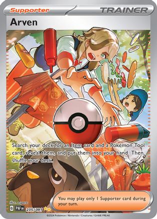 Arven 235/091 - SV Paldean Fates Holofoil