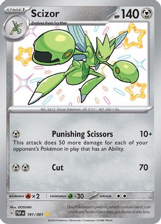 Scizor [191] (SV: Paldean Fates) Holofoil