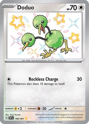 Doduo 199/091 - SV Paldean Fates Holofoil