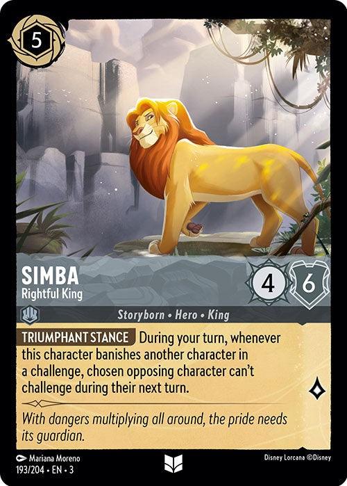 Simba - Rightful King (193/204) [Into the Inklands] - Josh's Cards