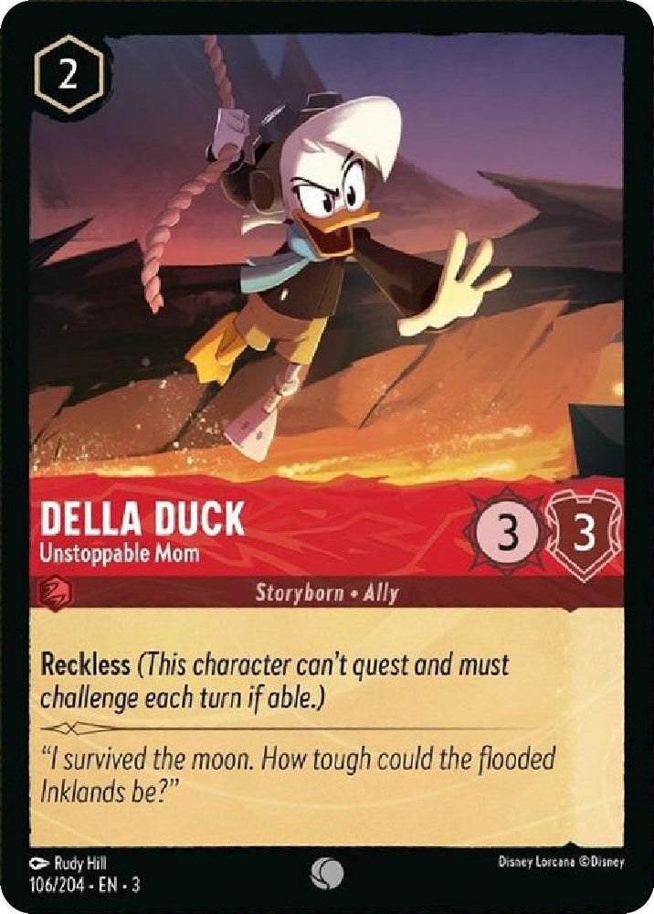 Della Duck - Unstoppable Mom (106/204) [Into the Inklands] - Josh's Cards