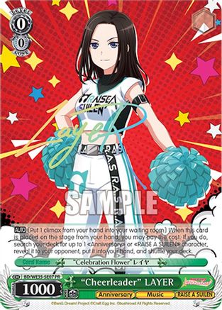 "Cheerleader" LAYER (BD/WE35-SE07PR) - Bushiroad Event Cards