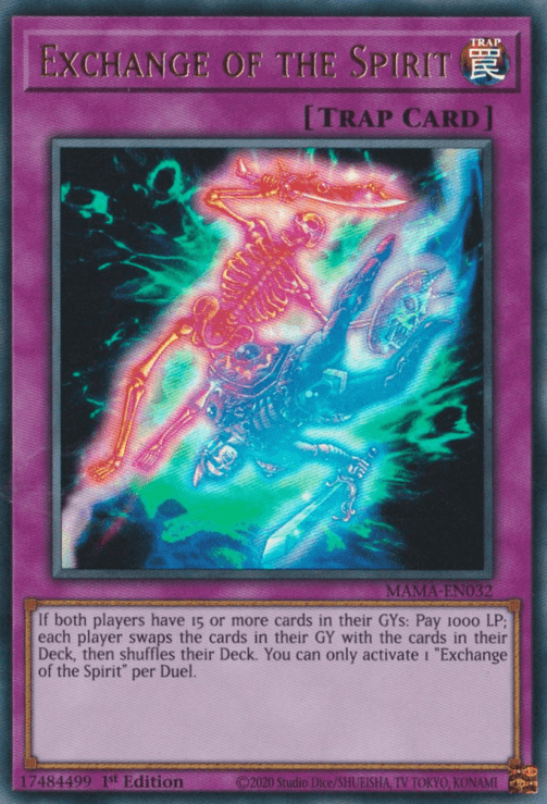 Exchange of the Spirit [MAMA-EN032] Ultra Rare - Josh's Cards