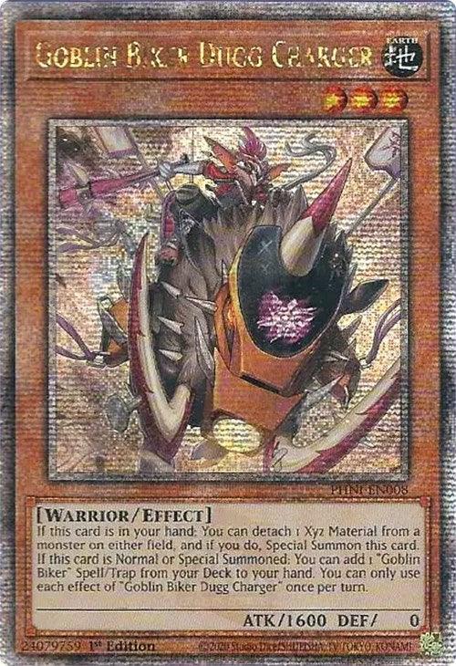 Goblin Biker Dugg Charger [PHNI-EN008] Quarter Century Secret Rare - Josh's Cards