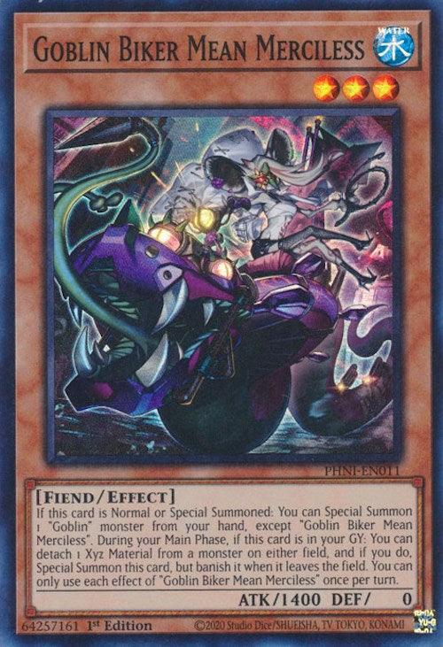 Goblin Biker Mean Merciless [PHNI-EN011] Super Rare - Josh's Cards