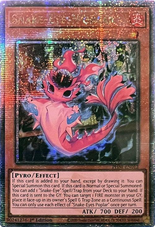 Snake-Eyes Poplar [PHNI-EN012] Quarter Century Secret Rare - Josh's Cards