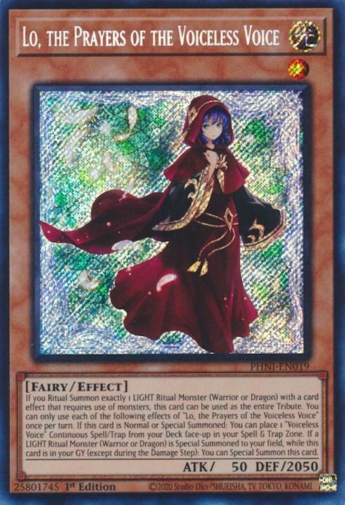 Lo, the Prayers of the Voiceless Voice [PHNI-EN019] Secret Rare - Josh's Cards