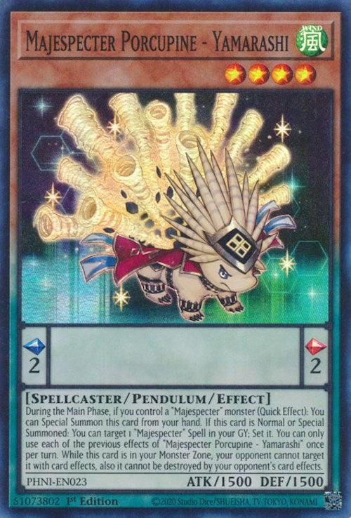 Majespecter Porcupine - Yamarashi [PHNI-EN023] Super Rare - Josh's Cards