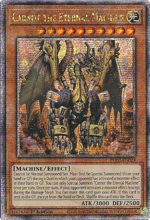 Carnot the Eternal Machine [PHNI-EN024] Quarter Century Secret Rare - Josh's Cards