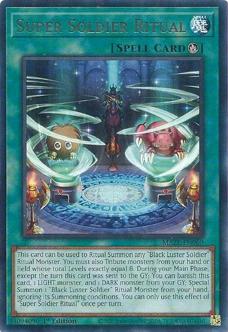 Super Soldier Ritual [MAZE-EN060] Rare - Josh's Cards