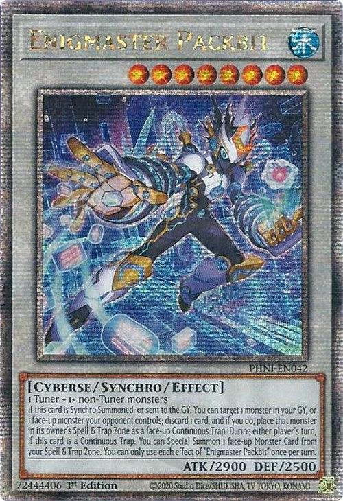 Enigmaster Packbit [PHNI-EN042] Quarter Century Secret Rare - Josh's Cards
