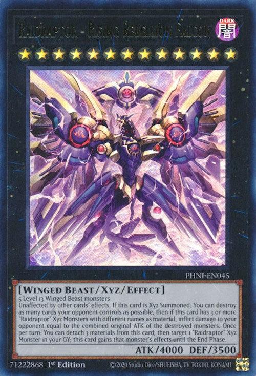 Raidraptor - Rising Rebellion Falcon [PHNI-EN045] Ultra Rare - Josh's Cards