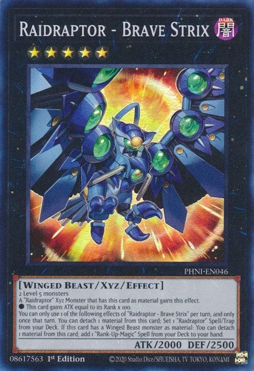 Raidraptor - Brave Strix [PHNI-EN046] Super Rare - Josh's Cards