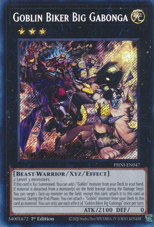 Goblin Biker Big Gabonga [PHNI-EN047] Secret Rare - Josh's Cards