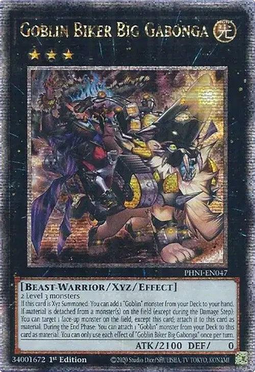 Goblin Biker Big Gabonga [PHNI-EN047] Quarter Century Secret Rare - Josh's Cards