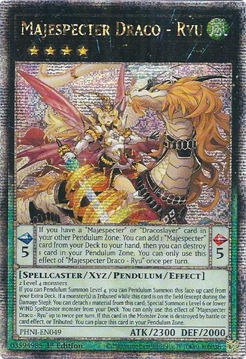 Majespecter Draco - Ryu [PHNI-EN049] Quarter Century Secret Rare - Josh's Cards