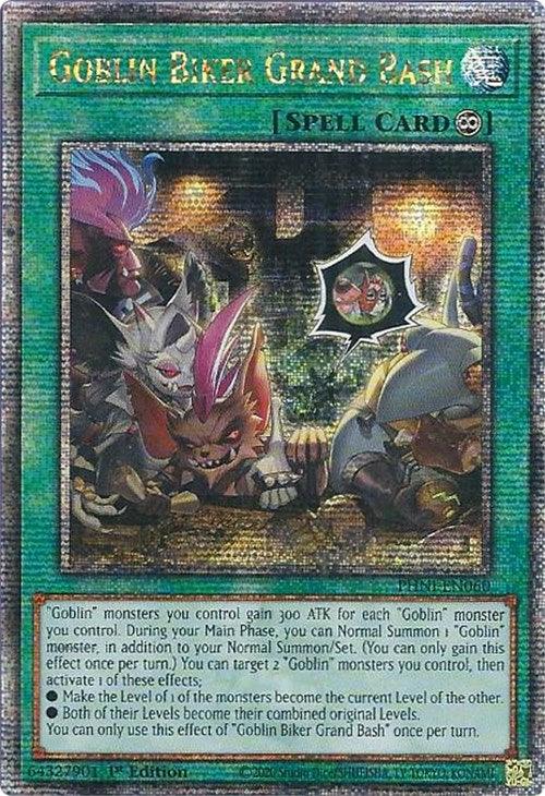 Goblin Biker Grand Bash [PHNI-EN060] Quarter Century Secret Rare - Josh's Cards