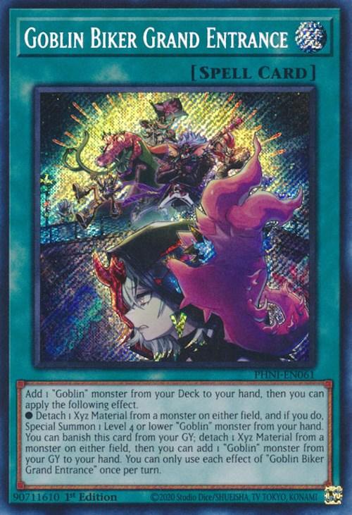 Goblin Biker Grand Entrance [PHNI-EN061] Secret Rare - Josh's Cards