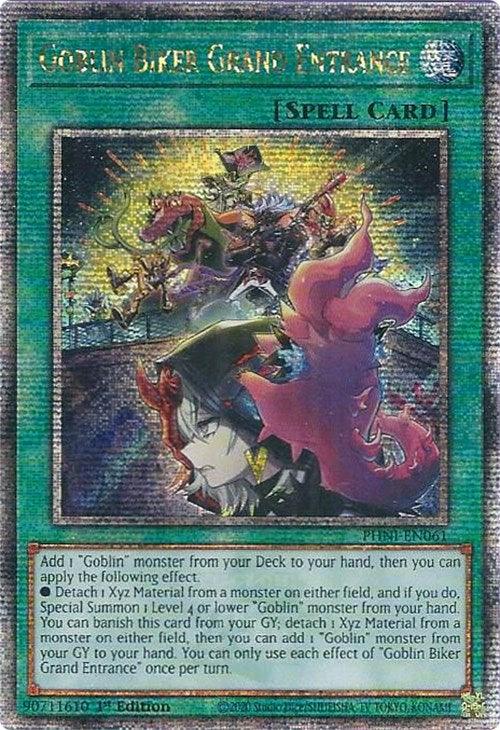 Goblin Biker Grand Entrance [PHNI-EN061] Quarter Century Secret Rare - Josh's Cards