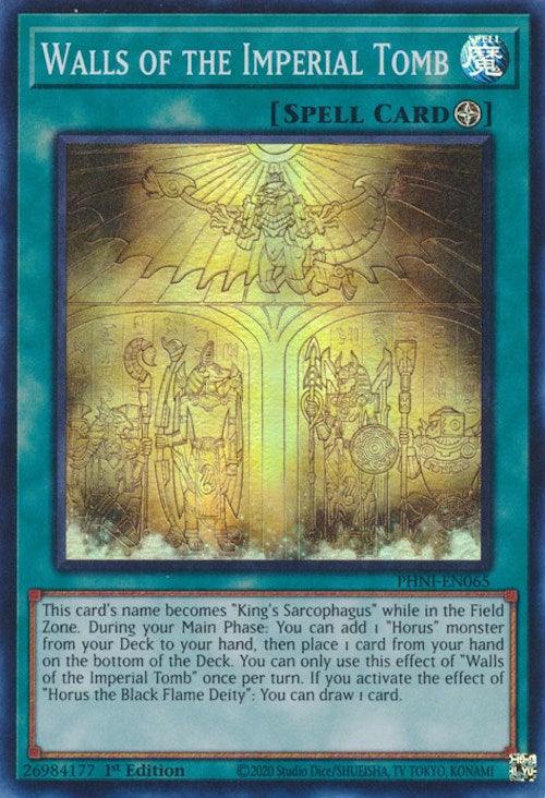 Walls of the Imperial Tomb [PHNI-EN065] Super Rare - Josh's Cards