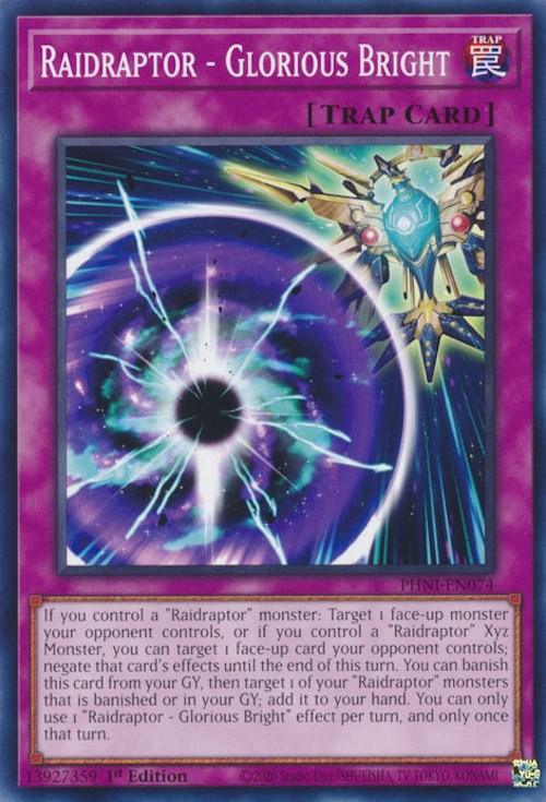 Raidraptor - Glorious Bright [PHNI-EN074] Common - Josh's Cards