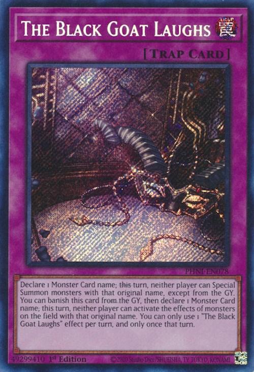 The Black Goat Laughs [PHNI-EN078] Secret Rare - Josh's Cards