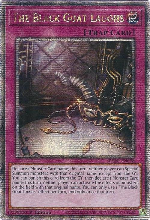 The Black Goat Laughs [PHNI-EN078] Quarter Century Secret Rare - Josh's Cards