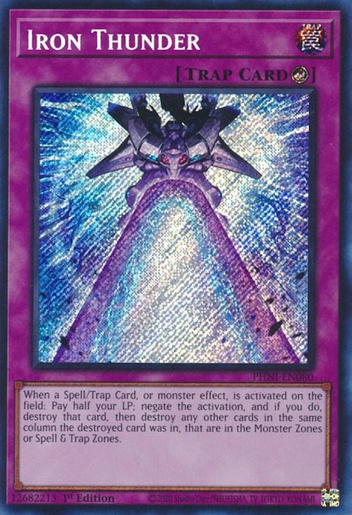 Iron Thunder [PHNI-EN080] Secret Rare - Josh's Cards