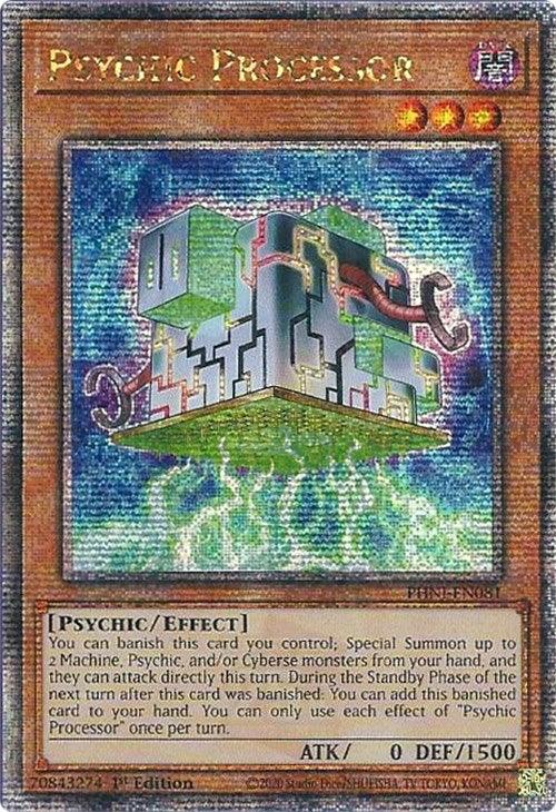 Psychic Processor [PHNI-EN081] Quarter Century Secret Rare - Josh's Cards