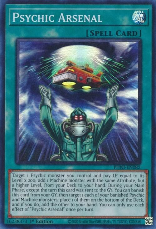 Psychic Arsenal [PHNI-EN082] Super Rare - Josh's Cards