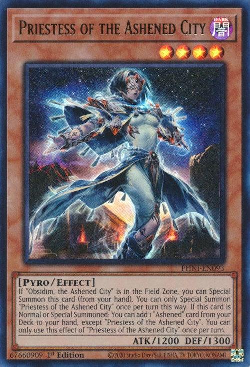 Priestess of the Ashened City [PHNI-EN093] Ultra Rare - Josh's Cards
