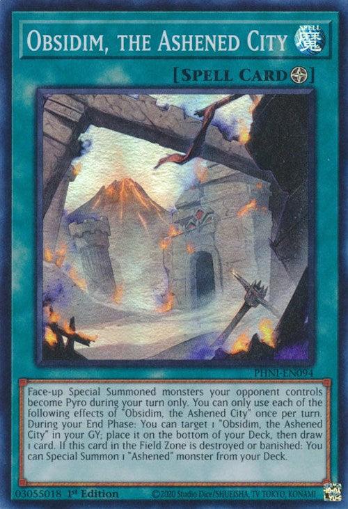 Obsidim, the Ashened City [PHNI-EN094] Super Rare - Josh's Cards