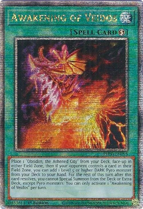 Awakening of Veidos [PHNI-EN095] Quarter Century Secret Rare - Josh's Cards