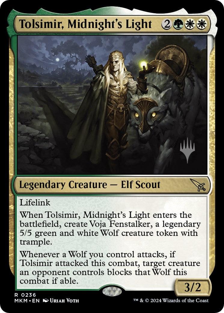 Tolsimir, Midnight's Light (Promo Pack) [Murders at Karlov Manor Promos] - Josh's Cards