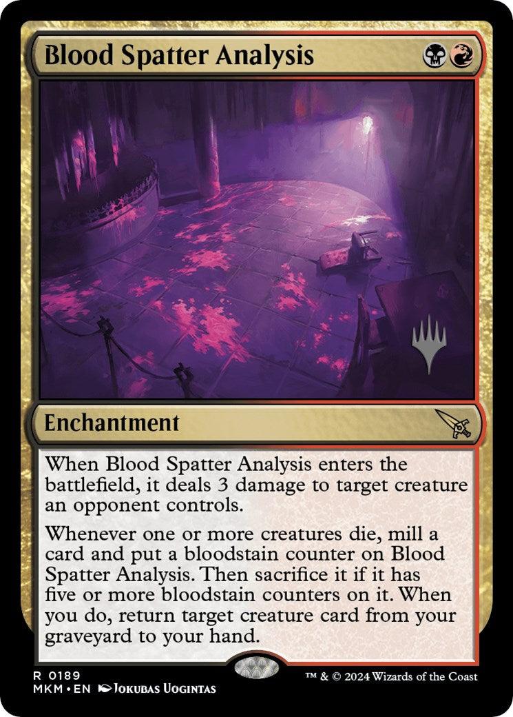 Blood Spatter Analysis (Promo Pack) [Murders at Karlov Manor Promos] - Josh's Cards