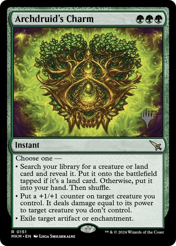 Archdruid's Charm (Promo Pack) [Murders at Karlov Manor Promos] - Josh's Cards