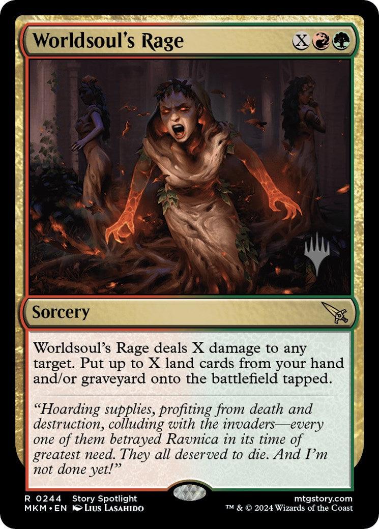 Worldsoul's Rage (Promo Pack) [Murders at Karlov Manor Promos] - Josh's Cards