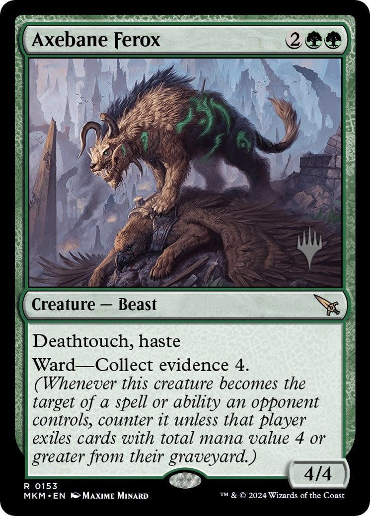 Axebane Ferox (Promo Pack) [Murders at Karlov Manor Promos] - Josh's Cards