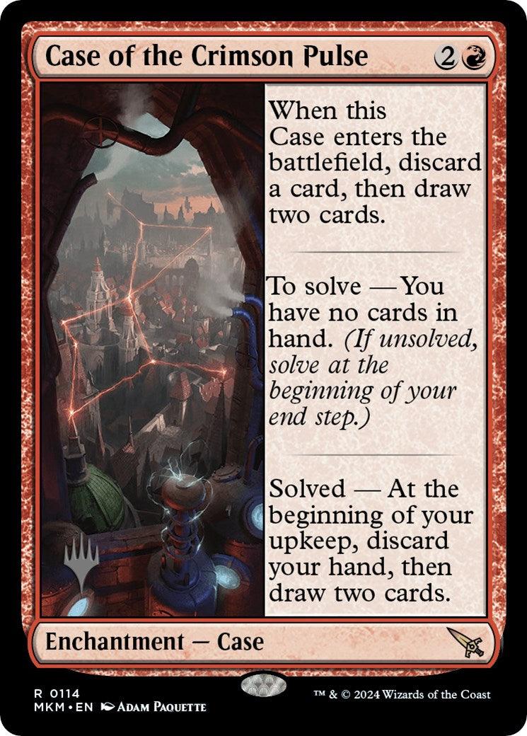 Case of the Crimson Pulse (Promo Pack) [Murders at Karlov Manor Promos] - Josh's Cards