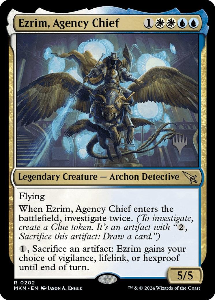 Ezrim, Agency Chief (Promo Pack) [Murders at Karlov Manor Promos] - Josh's Cards