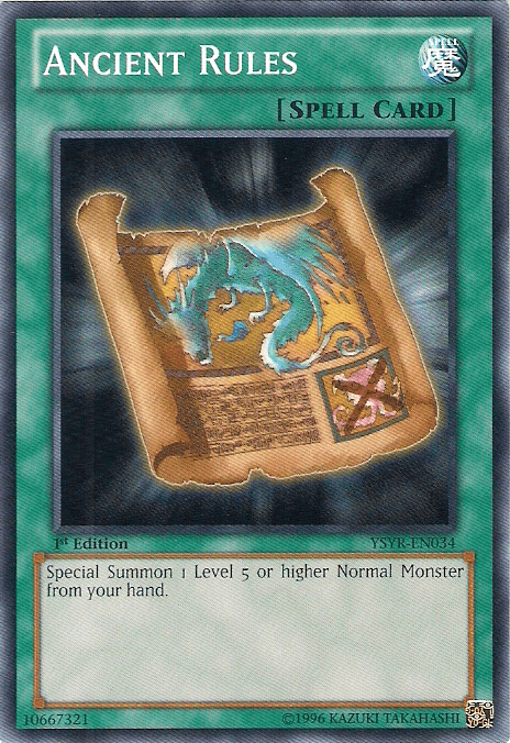 Ancient Rules [YSYR-EN034] Common - Josh's Cards