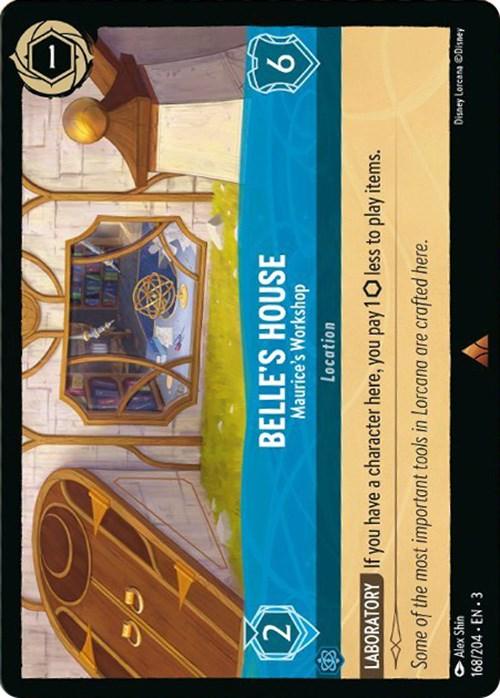 Belle's House - Maurice's Workshop (168/204) [Into the Inklands] - Josh's Cards