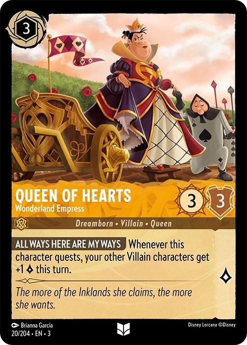 Queen of Hearts - Wonderland Empress (20/204) [Into the Inklands] - Josh's Cards