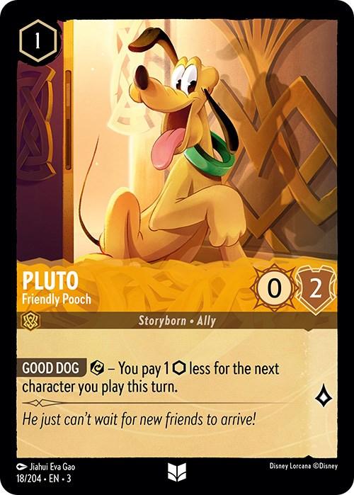 Pluto - Friendly Pooch (18/204) [Into the Inklands] - Josh's Cards